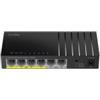 CUDY FS106P - SWITCH 6-PORT 10/100M POE+ 36W