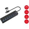 EQUIP 128965 - HUB USB-A/C 7-PT USB-A 3.2 CON POWER SWITCH