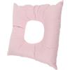 WRITWAA Cuscino per Massaggio Viso in Cotone Foro per Testa Unico, Multiuso per Saloni di Bellezza, Design Ergonomico Rosa per Trattamenti Comfort