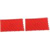 PartyKindom 2pezzi Tappetino Massaggiantper Piedi Tpe Con Acupressione Stimola Circolazione e Riduce Stress Portatile Per Ufficio e Anziani Rosso