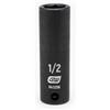 Gearwrench 84325 N 3/20,3 cm Drive 6 Point Deep Impact SAE socket 1/5,1 cm nero