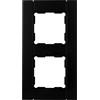 REV 0221822704 Installazione a intonaco Superiore, Nero, 2-fach