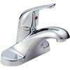 Delta B501LF Foundations Single Handle rubinetto del bagno less pop-up, cromato