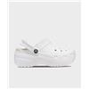 Crocs Sandali Classic Platform Lined Clog W Bone Donna