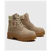 Timberland Stivale Impermeabile con Plateau Stone Street Year Taupe Donna