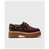 Timberland Scarpa da Barca con Plateau Stone Street Rootbeer Donna