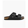 Colors of California Sandalo Slofi Nubuck e Strass Nero Donna