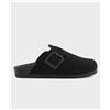 Colors of California Sabot Slofi in pelle scamosciata Black Donna