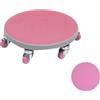 Qianly Disco Fitness con Ruote Anelli Concentrici Disco Addominale Cuscino Seduta Fitness Wheel 360°, Array, Viola