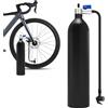 shjxi Pompa per Bici 200PSI 1.2L in Alluminio Leggero Pompa Portatile