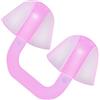 KQFCAZRE Clip per Il Naso da Nuoto, Impermeabile, Accessorio per Il Nuoto, Protezione per Il Naso in Silicone, Guarnizione Confortevole, Adatta per Adulti E Ba, Rosa