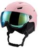 KQFCAZRE Casco per Sport Invernali, Casco da Snowboard, Casco Protettivo per La Testa, Regolabile E Antiurto per Uomo E Donna, Casco da Skate, da 55 a 58 Cm