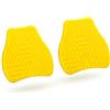 Belnotelt Adattatore per pedali per bici da strada, per tacchetti autobloccanti SPD SL, materiale in nylon, converte clip in stile standard, nero o giallo, confezione da 2 (giallo L)