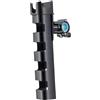 Jiuvaso Portacanne da Pesca Portatile per, a sgancio rapido, Compatibile con Barre tubolari 24 mm, Leggero, 23x4,5 cm, Girevole a 360°, Style C