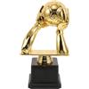 Hoement Coppa Premio Portiere di Calcio in Plastica Colore Oro Design Unico e Finitura Lucida, Premio per Tornei e Prestazioni Eccezionali, Valore Motivazionale