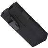 JECOMPRIS Marsupio Porta Radio Tattico da Cintura in Nylon Nero Custodia Multiuso per Hiking e Campeggio Accesso Facile per Radio e Smartphone