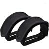 RiToEasysports Cinghie per Pedali Bici 8x23x1 Cm 1 Paio, Regolabili, in Nylon, per Pedali per Pendolari Freestyle BMX Bici da Strada a Scatto Fisso (BLACK)