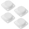 CIYODO Maniglia da Incasso per Portello Marino in Nylon Bianco 4 Pezzi Pratica e Facile da Installare per Mobili RV e Yacht Ambiente Marino
