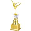 VINTORKY Premio Piccolo e Danza Leggero Oro in Plastica Facile da Trasportare per Elegante Competizioni di Danza e Eventi Riutilizzabile