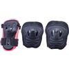 K2 Skates Unisex Protezioni per pattini in linea MARLEE PRO PAD SET — black - orange — XS (Knee: A:23-27cm B:21-25cm / Elbow: A:19-22cm B:17-20cm / Wrist: A:15-17cm B:12-14cm) — 30E1410