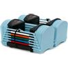 PowerBlock Sport 24 manubri regolabili, venduti in coppia, manubri da 1,4 a 10,9 kg, struttura in acciaio resistente, attrezzature innovative per allenamento a casa, manubri per esercizi all-in-one,