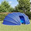 LoogCape Tenda da piscina a cupola, 538 x 440 x 204 cm, colore azzurro, resistente alle intemperie, con protezione UV, antivento e isolante, per piscine all'aperto, uso estivo e invernale, facile da