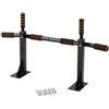 Générique Wall Mounted Pull Up Bar, Heavy-Duty Steel Chin Up Bar con impugnatura antiscivolo antiscivolo e attrezzature per la palestra e il corpo interno