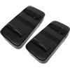 HORIALENCE 2 Pezzi Tavoletta Blocca Basket Professionale in PVC e Pu Pelle Schiuma Epe per Allenamento Coordinazione Occhio-Mano e Contrasto Corpo Nero per Basket