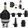 CMBXAQ SUP - Adattatore per valvola gonfiabile, con 4 bocchette a gas, gonfiabile, adattatore per pompa SUP per gonfiabile, adattatore per valvola per paddle, gommoni, kayak, stand up paddle board