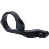 Generisch Supporto per lampada da bicicletta a braccio singolo destro - Ø 31,8 mm manubrio - per faro anteriore con fissaggio a vite laterale - orientabile, stabile e leggero - nero