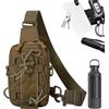 Generisch Sling - Zaino compatto con cerniera, borsa a tracolla da viaggio, per cellulare, chiavi, borraccia, ciclismo, equitazione, escursionismo, viaggi, allenamento, zaino in spalla