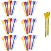 KACCDE 50Pcs Clear Golf Tees Sostituzione Golf Balls Stand Unbreakable Long Training Practice Tees per le Donne Antiscivolo Allenamento Pratica