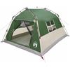 HFXHIJXQ Tenda istantanea per 3 persone, tenda da campeggio a montaggio rapido, verde, 260 x 228 x 160 cm, tenda a lancio in poliestere con telaio in fibra di vetro e acciaio, inclusa borsa per il