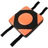 TOYANDONA Sacco da Boxe da Muro Design a Fascia Adesiva Resistente Set 1 Pezzo in Pelle Pu Arancione per Allenamento Boxe e Calcio a Casa