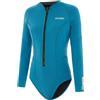 Nyord 2025 Donna Solu Yulex 2/2mm Manica Lunga Front Zip Spring Shorty Muta SOLWHL22001-CBL - Celestial Blue