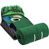 Générique Tappetino Putting per Pratica Golf, Putting Green Interni - Tappetino per | da Golf Portatile | Velluto Lussuoso a Base in Legno Massello, con Posteriore Automatico di Palla,