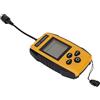 KUIDAMOS Rilevatore di profondità Sonar LCD Portatile Portatile per Pesca in Kayak Trasduttore di Allarme per Pesca in Mare Aperto per Lago Ghiacciato Fiume 0,6-2 M