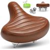 CDYWD Sella Bici Comoda Donne e Uomini, Ergonomica Sellino Bici Morbido, Sedile Bici Vintage, Sella Antiprostata, Sedile Bici Sostituzione per Biciclette da MTB, City Bike, Ebike, Cyclette