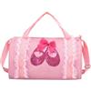 WRITWAA Borsa da Danza Bambina Rosa Oxford Chiusura a Cerniera e Manico a Mano per Ballerine di Balletto e Danza