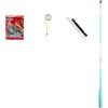 JAMIEKA Peso fibra di vetro canna da pesca facile da trasportare canna da pesca telescopica per pescatori e principianti telescopica pesca corta
