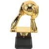 BESPORTBLE Premio da Calcio per Portiere Design Unico, Realizzato in Plastica Oro, Riconoscimento Versatile Finitura Brillante per Prestazioni Eccezionali e Regali di Compleanno