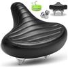 CDYWD Sella Bici Comoda Donne e Uomini, Ergonomica Sellino Bici Morbido, Sedile Bici Vintage, Sella Antiprostata, Sedile Bici Sostituzione per Biciclette da MTB, City Bike, Ebike, Cyclette