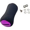 Tufgo Manopola di alimentazione EVA attrezzatura da pesca accessorio per mulinelli Daiwa - sistema di cuscinetti lisci sicuro in acqua salata 40 mm dimensioni (viola)