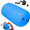 Generic Rullo a cuscino d'aria - Rullo gonfiabile per ginnastica con pompa, per allenamento a molla con pompa, tappetino per esercizi di fitness e yoga, esercizi di equilibrio