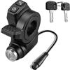 airwak Acceleratore 7 Pin Serratura Elettrica Compatibile con Kukirin G2 Master | Interruttore di velocità integrato con chiavi di accensione, accessorio originale per monopattino