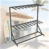 WDJBPSH Porta Giubbotti Salvagente Mobile con Ruote Bloccabili per Piscina