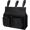Jayruit Borsa portatile per palloni da baseball, nera, leggera, con cinghie di sicurezza, 31 x 24,5 cm