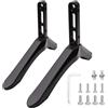 Voltvera Piedini universali per TV TCL da 32 a 65 pollici, supporto per TV, colore nero, con cuscinetti antiscivolo e set di viti, compatibile con Samsung LG TCL