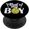 that's my boy softball softball parent d That's My Boy Softball Dichiarazione PopSockets PopGrip Adesivo