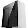 Geometric Future M8 Lohan Mid Tower E-ATX/ATX PC, design del tunnel d'aria verticale 420/360, supporto GPU verticale, colore Bianco, GEO-M8-LOW